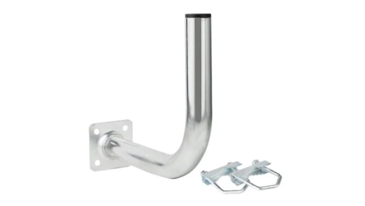 Uchwyt antenowy balkonowy czołowy z cybantami 40cm
