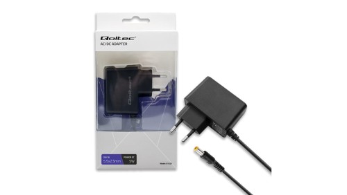 Qoltec Zasilacz wtyczkowy 5W 5V 1A 5.5*2.5
