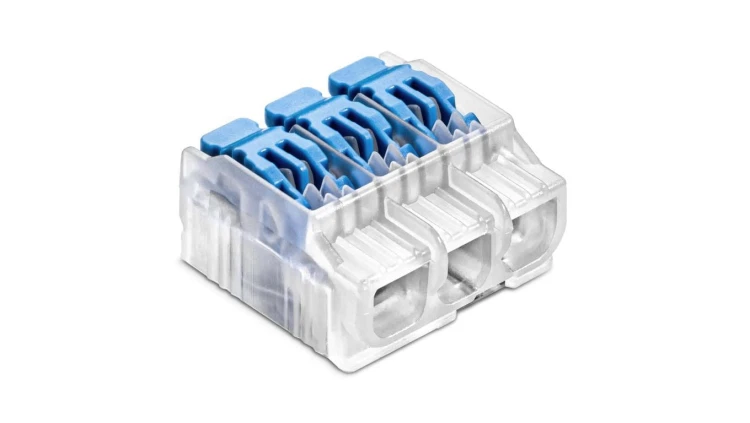 Szybkozłączka SCL3 B10 IDEALNA z dźwignią do linek i drutów 3-torowa 4mm² 32A 450V 88001313 /10 szt./