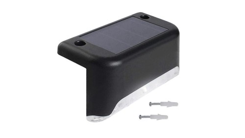 Solarna lampa schodowa tarasowa LED Maclean IP44, 4000K, Ni-MH 100 mAh, 80x45x45mm, czuj. zmierzchu MCE319