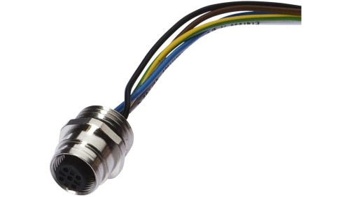 Akcesoria, wbudowane gniazdo, kompletne, 30V, -30-90C, M12 5-PIN, IP67, mocowanie śrubowe M16 AV98C616