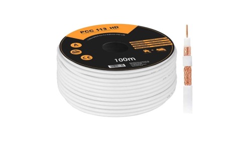 Przewód koncentryczny SAT RG6 1,13/4,8 Professional Premium LIBOX PCC113 /100m/