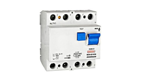 Wyłącznik różnicowoprądowy 63A/3+n/100mA/typ AC,6kA Seria BC