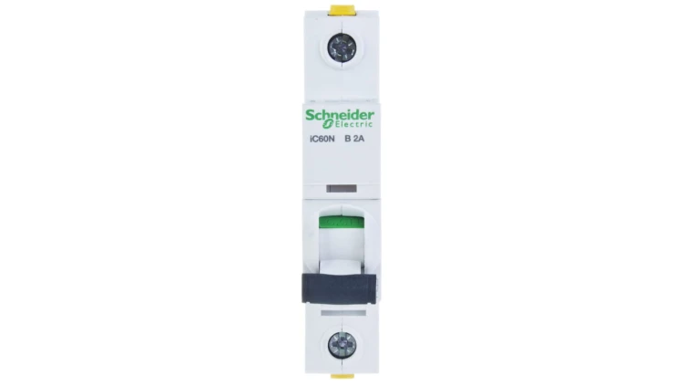 Wyłącznik nadprądowy 1P B 2A 6kA AC iC60N-B2 Acti9 A9F03102