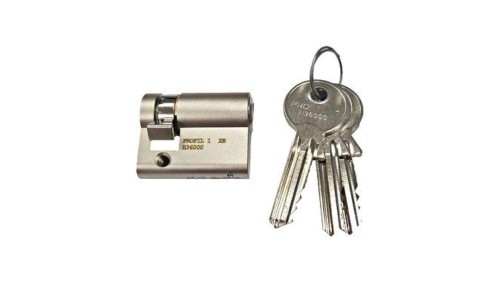 Zamek półcylindryczny H-36000 z 3 kluczami