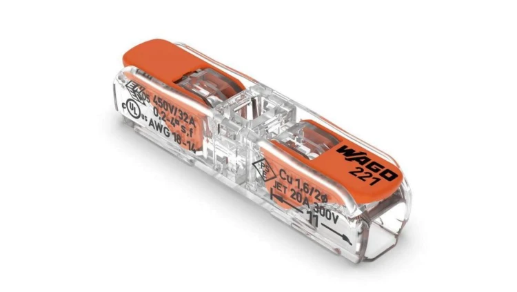 Szybkozłączka z dźwigniami przelotowa, max. 4mm2, 76008 /5szt./