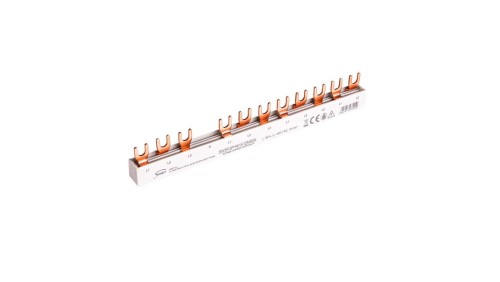 Szyna prądowa łączeniowa - widełkowa 3-fazowa 80A 12 modułów 16 mm² pod zabezp. różnicowo-prądowe SW3F(3P+N) 16 12M80A 81994206