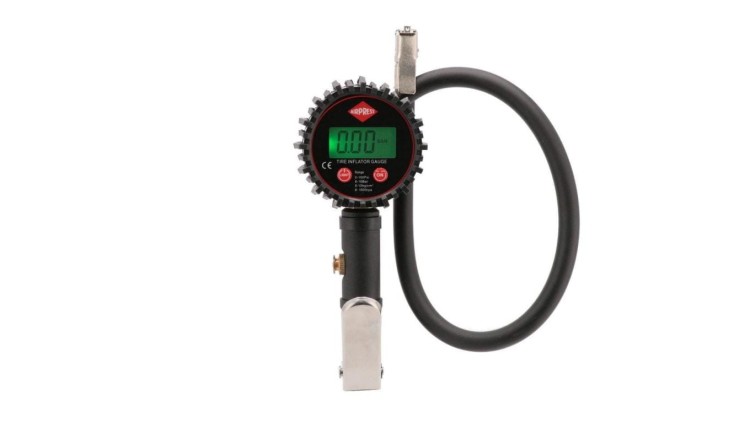 Pistolet do pompowania z wyświetlaczem cyfrowym 10 bar