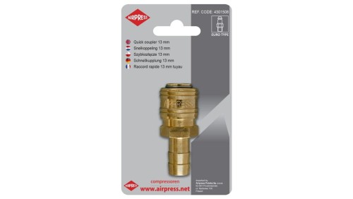 Szybkozłącze z wyjściem na wąż 13 mm