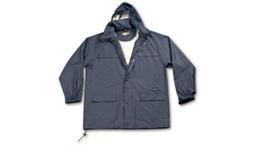 Kurtka robocza wodoodporna pcv niebieskia l