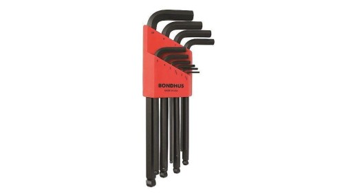 Zestaw imbusów długich z kulką 1.5-10mm, 10szt.