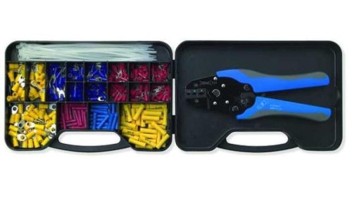 Zestaw szczypce 534, 0.25-6mm2+końcówki szybkozłączek