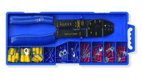Zestaw szczypce 536, 0.25-6mm2+końcówki izolowane 80szt.