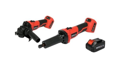 Zestaw szlifierek 18v, 4.0ah + ładowarka