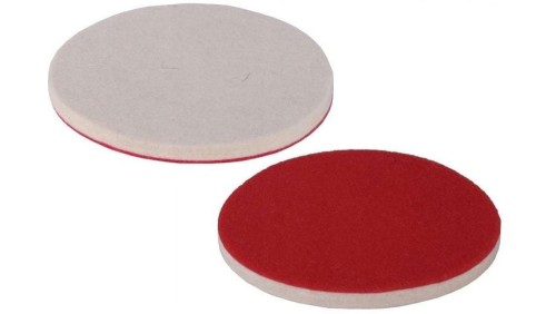 Filc polerski na rzep 125x6mm do polerowania na dysk tarcza filcowa Schmith