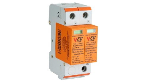 Ogranicznik przepięć 4P Typ T1+T2 255V 50kA 10/350µs z sygnalizacją w obudowie, MCD 50-B 3+1-VG 5096875