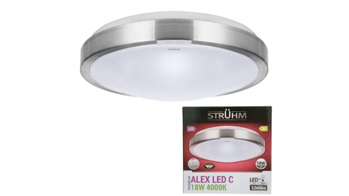 Lampa sufitowa plafon kinkiet ALEX LED C 18W 03563 STRUHM
