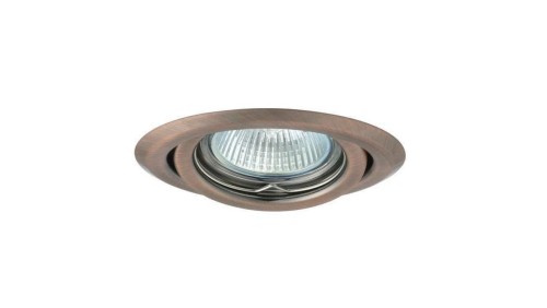 Kanlux oprawa sufitowa wpuszczna ARGUS CT-2115-AN, miedx matowa, regulowana, stal