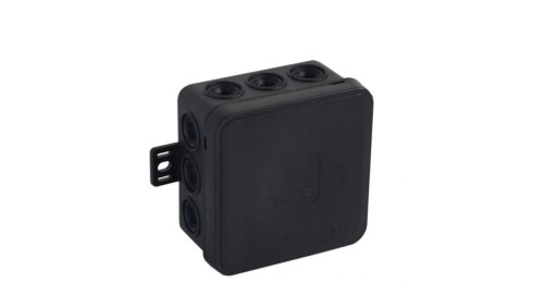 Puszka hermetyczna Natynkowa IP54 75x75x39mm czarna
