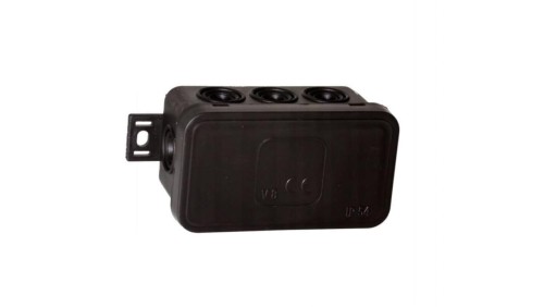 Puszka hermetyczna N/T IP54 89x42x38mm czarna