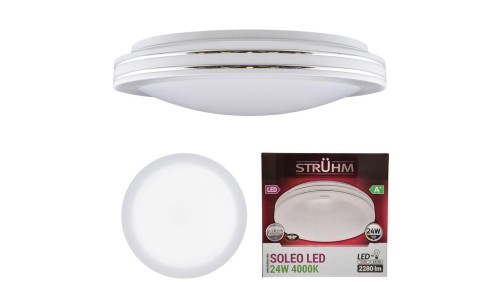 Lampa plafon kinkiet hermetyczny LED SOLEO 24W 03242 STRUHM