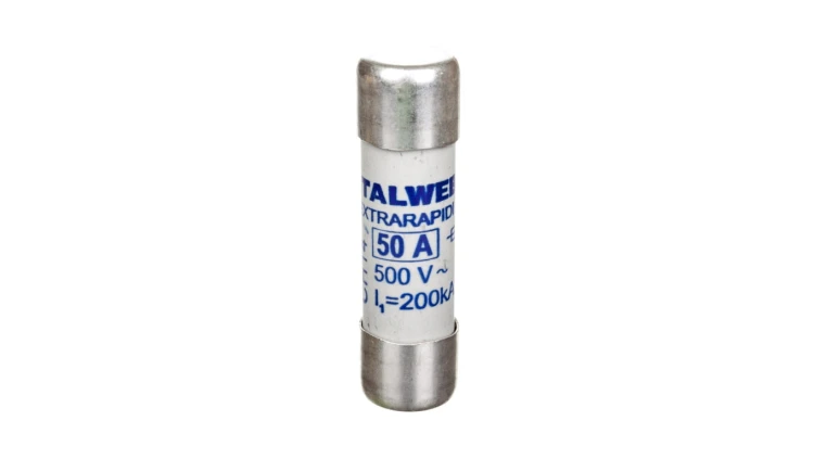 Wkładka bezpiecznikowa cylindryczna 14x51mm 50A aR 500V CH14UQ 002635019