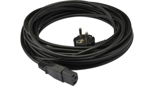 Kabel zasilający OWY do komputera z wtyczką IEC320 C13 10A czarny 10m