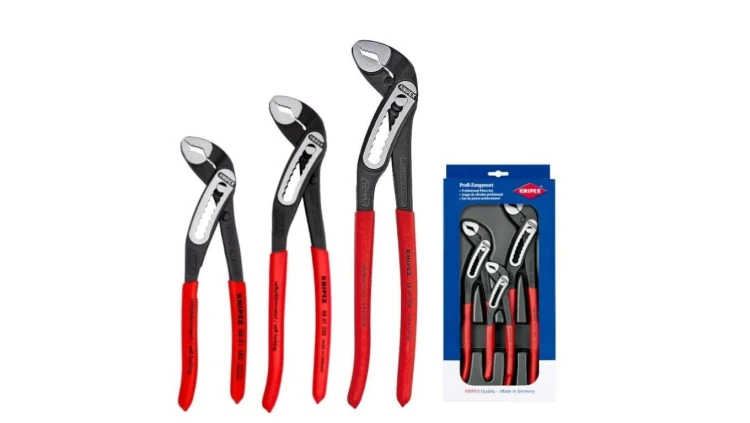 Zestaw szczypiec do rur Alligator 180-300mm 3szt w etui KNIPEX 00 20 09 V03