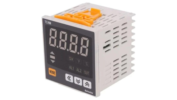 Moduł: regulator temperatury SPST-NO OUT 2: SSR OUT 3: alarmowe TC4M-14R