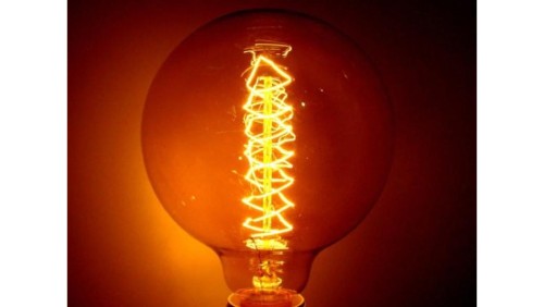 Żarówka węglowa Selred G125-S28 60W E27