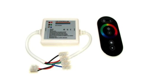 Kontroler LED RF dotykowy 18A 6 key czarny