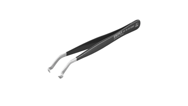 Pinceta precyzyjna do pozycjonowania elektroniki 120mm chwytajaca ESD KNIPEX 92 16 02 ESD