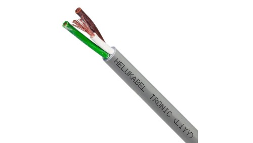 Przewód sterowniczy TRONIC LIYY 300/500V 3x0,75 szary linka Helukabel /100m/