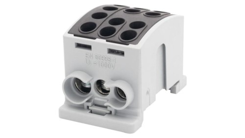 Zacisk odgałęźny HLK 100A-3 (1x25,2x16 / 1x25,2x16) Al/Cu - czarny