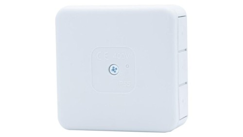 Puszka hermetyczna H55-S 85x85x37 IP55 12-wylotowa szara