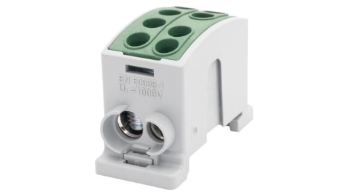 Zacisk odgałęźny HLK 125A-2 (1x35,1x25 / 1x35,1x25) Al/Cu - zielony