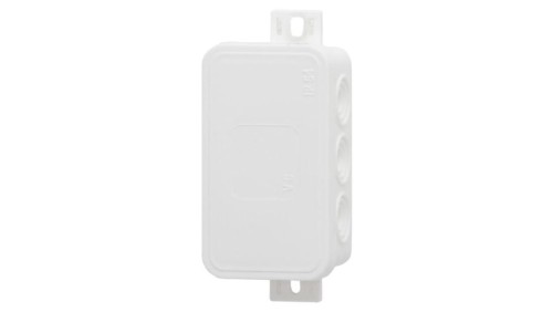 Puszka hermetyczna V8, termoplast 80x45x41 IP54, biała - klik, 8 osłabień