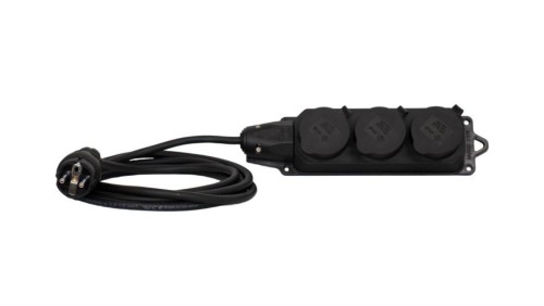 Przedłużacz listwowy gumowy 3x230V(3x2P+Z) OPD (H07RN-F) 3x2,5-5m