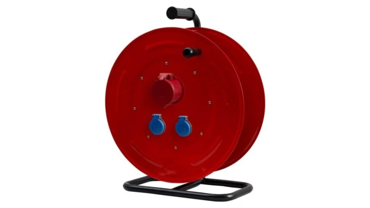 Rozgałęźnik na bębnie metalowym MAKARA-460 16A 5p, 2x230V IP44