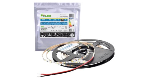 Taśma LED 2835 Slim 300 SMD 12V 4.8W 100lm/W ciepła 3000K IP54 - ED00031559 /odcinki po 5 m/
