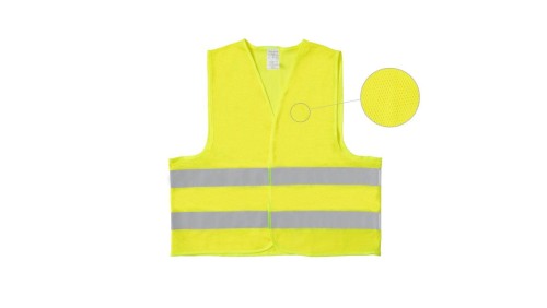 Kamizelka Ostrzegawcza Odblaskowa Siatkowa MESH Żółta XXXL