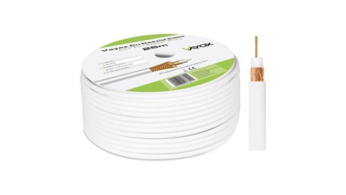 Przewód koncentryczny 1.02 Cu + 32x0.12mm Cu CC1 Vayox 25m