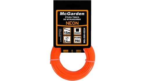 Żyłka do wykaszarki kwadrat neon 3,0mm 15m
