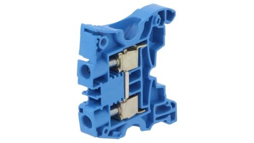 Złącze szynowe SNK 0.5÷10mm2 drogi 1 zaciski 2 niebieskie TS35 1SNK508020R0000 (ZS10-BL)