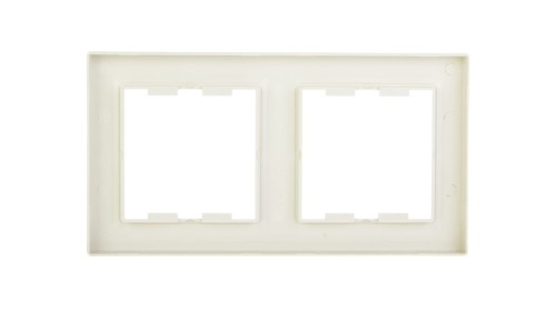 ASFORA Ramka podwójna pionowa kremowa EPH5810223
