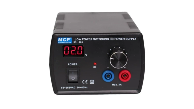 Zasilacz laboratoryjny 3A 3-12V DC MCP S7-1203