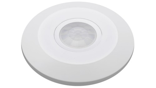 Czujnik ruchu PIR sufitowy ultra płaski LED 360stopni biały 230V