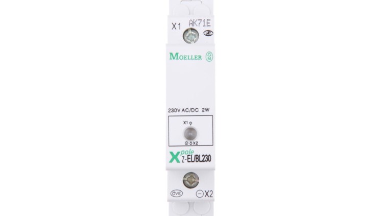 Lampka modułowa 1-fazowa niebieska 110-240V AC/DC Z-EL/BL230 103131