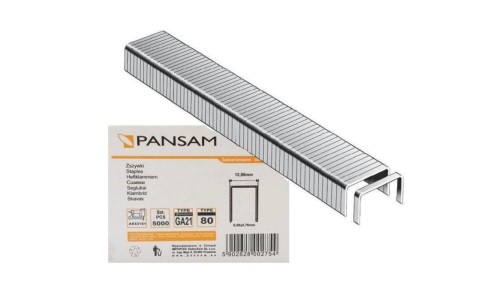 Zszywki typ 80, 6 mm 5000 sztuk