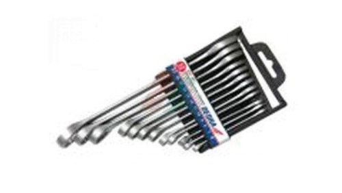 KOMPLET KLUCZY PŁASKO-OCZKOWYCH 12-SZTUK 6-22MM